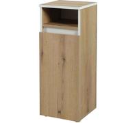 Meuble pour aquarium colonne 35 x 35 cm blanc