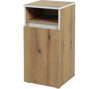 Meuble pour aquarium colonne 40 x 40 cm blanc