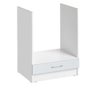 Meuble pour four encastrable Eco Blanc Brillant L 60 cm - Cuisineandcie