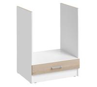 Meuble pour four encastrable Eco Chene Naturel L 60 cm - Cuisineandcie