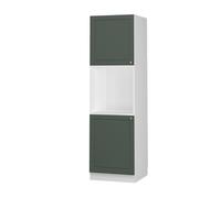 Meuble pour four Fame-Line, 60cm ouvert, Vert Or Campagne, Blanc, Vicco
