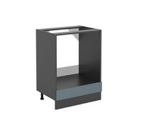 Vicco Meuble pour Four R-Line, Bleu-Gris/Anthracite, 60 cm sans Plan de Travail