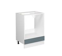 Vicco Meuble pour Four R-Line, Bleu-Gris/Blanc, 60 cm sans Plan de Travail