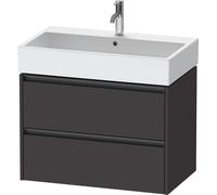 Duravit Ketho.2 meuble sous-lavabo, 784x440x460mm, pour Vero Air 235080, K252770, Coloris: supermatt en graphite - K25277080800000
