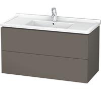 Meuble Pour Lavabo Encastrable Duravit L-Cube suspendu 1020x469 mm Gris Flanelle Satiné LC626609090