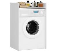 Meuble pour lave-linge AKORD FIN Blanche 64 cm 1 étagère 64x50x98 cm