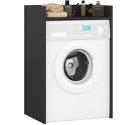 Meuble pour lave-linge AKORD FIN Noir 64 cm 1 étagère 64x50x98 cm