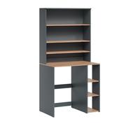 meuble pour lave-linge Viktor 93.6x88.2cm 2 pièces avec étagère Anthracite/Chêne de force doré Vicco 60719