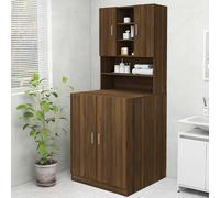 vidaXL Meuble pour machine à laver 808386 Blanc 70,5 x 25,5 x 90 cm