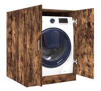 Meuble pour Machine à Laver Armoire Rangement Salle de Bain Sonoma Gris vidaXL