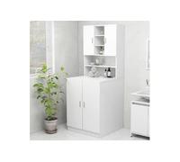 Meuble pour machine à laver Blanc 70,5x25,5x90 cm