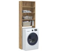 vidaXL Meuble pour machine à laver chêne artisanal 64x24x190 cm Marron G