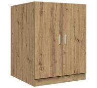Meuble pour machine à laver chêne artisanal 70,5x71,5x91,5 cm
