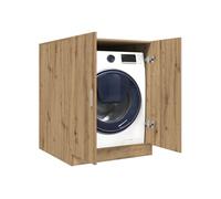 Meuble pour machine à laver chêne artisanal 70,5x71,5x91,5 cm