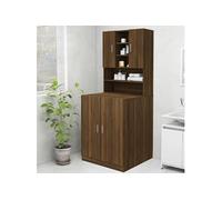 Meuble pour machine à laver Chêne marron 70,5x25,5x90 cm