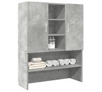 vidaXL Meuble pour machine à laver Gris béton 70,5x25,5x90 cm