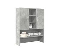 Meuble pour machine à laver Gris béton 70,5x25,5x90 cm