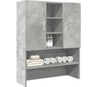 vidaXL Meuble pour machine à laver Gris béton 70,5x25,5x90 cm