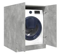 vidaXL Meuble pour machine à laver Gris béton 70,5x71,5x91,5 cm