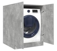 Meuble pour machine à laver Gris béton 70,5x71,5x91,5 cm Gris G