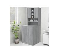 Meuble pour machine à laver Sonoma gris 70,5x25,5x90 cm