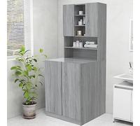 Meuble pour machine à laver Sonoma gris 70,5x25,5x90 cm,Accessoires pour appareils électroménagers,Accessoires pour appareils de blanchisserie,Accessoires pour lave-linge & sèche-linge-815946