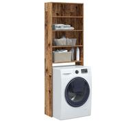 vidaXL Meuble pour machine à laver Vieux bois 64x24x190 cm