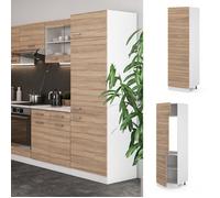Meuble pour réfrigérateur VICCO R-Line Blanc/Sonoma 60 cm