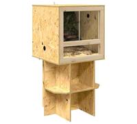 Meuble pour Terrarium, Support Base pour Terrarium Marron 50 x 50 x 50 cm OSB