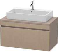 Meuble Pour Vasque à Poser Duravit DuraStyle 1 tiroir 1000x512x548mm Basalte Mat/Lin Mat DS531407543 DS531407543