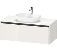Duravit Ketho.2 bâti-support pour lavabo, 1200x459x550mm, K248870, Coloris: Décor blanc brillant - K24887022220000