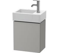 Meuble Pour Vasque à Poser Duravit L-Cube pour 072438 Charnières Droite 400x364x241mm Gris béton mat
