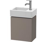 Meuble Pour Vasque à Poser Duravit L-Cube pour 072438 Charnières Gauche 400x364x241mm Basalte Mat