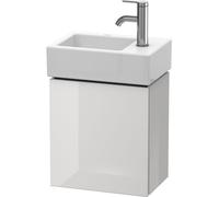 Meuble Pour Vasque à Poser Duravit L-Cube pour 072438 Charnières Gauche 400x364x241mm Blanc brillant Laqué