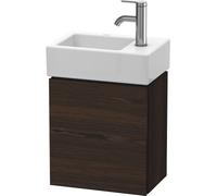 Meuble Pour Vasque à Poser Duravit L-Cube pour 072438 Charnières Gauche 400x364x241mm Noyer brossé