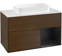 Meuble Pour Vasque à Poser Villeroy et Boch Finion 1000x603x501 mm F242MTPD F251PDGN