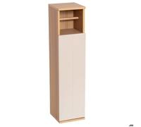 Meuble réserve et dérouleur de papier WC 1 porte et 1 étagère intérieure décor Rivoli - Tendance