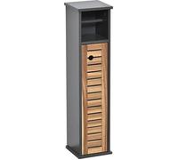 Tendance Meuble WC ELEMENT Réserve et dérouleur papier Acacia et MDF