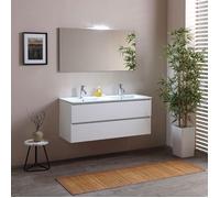 Meuble Salle De Bain 120 Cm Berlin Promenade Avec Double Vasque