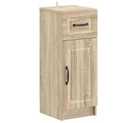 Meuble Salle de Bain 2 Pièces en Bois d'Ingénierie, Armoire Sous Lavabo | Résistant à l'humidité, portes réversibles, entretien facile, design moderne, fixation murale requise, lavabo non inclus