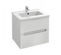 Meuble salle de bain 60 cm 2 tiroirs avec vasque - blanc laqué - Ola Up JACOB DELAFON