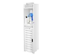 Meuble Salle De Bain, Armoire Salle De Bain Rangement, Colonne, Armoire Chambre, Compartiments Ouverts, Convient Dans Salle Bain, Salon, Bureau, Buanderie, Cuisine, Etc Ranger Articles Quotidiens
