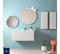 Meuble salle de bain BIBA 100cm 1 tiroir White Cotton - SALGAR 102243