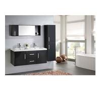 MEUBLE SALLE DE BAIN DOUBLE VASQUE LUXE, BEAU MEUBLE DOUBLE VASQUE 120 cm Malibu