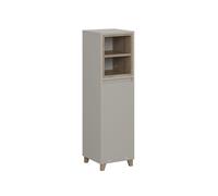 Meuble salle de bain Elnor 30x105.2cm avec panier à linge rabattable Grège Vicco 56623