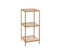 Atmosphera - Meuble salle de bain en bambou - Etagères ajustables - 35 x H. 77,5 cm - Marron Marron