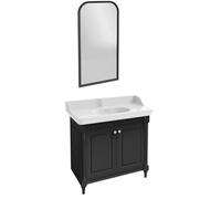 Meuble salle de bain JACOB DELAFON Cléo 1889 - Noir - Rectangulaire - 46 cm