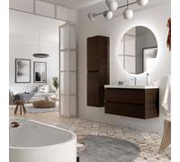 Meuble Salle De Bain Mara 1000 2 Tiroirs Avec Frein Eucalyptus Océanie 997 X 540 X 452 Mm - SALGAR 114010