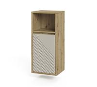 Meuble salle de bain Viola 37.8x80cm Chêne Artisan/Cachemire Vicco 60731