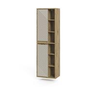 Meuble salle de bain Viola, 50.2x170cm, Chêne Artisan/Cachemire, Vicco 60724